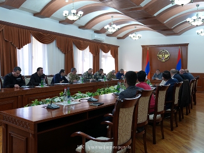 Artsakh Operational Headquarters discusses provision of population's primary needs
