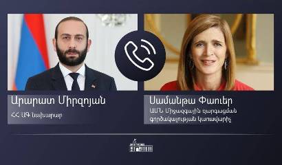 Мирзоян обсудил ухудшающуюся гуманитарную ситуацию в Арцахе с главой USAID