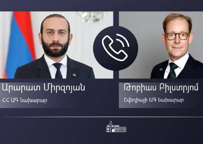 Armenian Foreign Minister tells his Swedish counterpart about Karabakh crisis