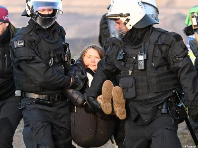 Police in Germany detains Greta Thunberg
