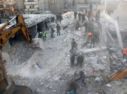 13 die in Aleppo residential building collapse