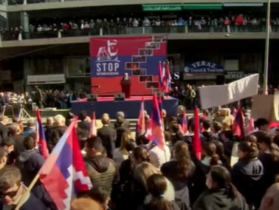 Lebanon Armenians stage protest against Azerbaijan