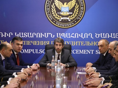 Министр юстиции Армении представил новоназначенного главного принудительного исполнителя