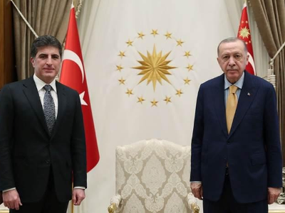 Erdogan meets with President of Iraqi Kurdistan