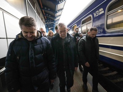 Austrian president visits Kyiv