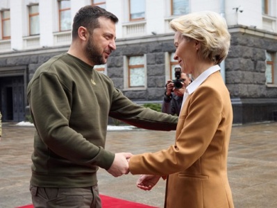Zelenskyy meets with head of European Commission