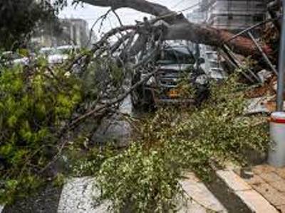 Storm Barbara hits Israel