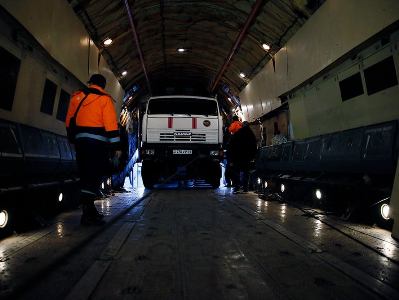 Самолет с гуманитарной помощью из Армении приземлился в аэропорту Алеппо