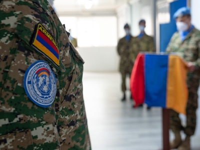 Armenia military contingent combat readiness inspected