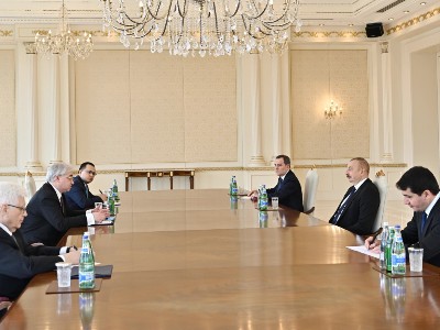 Իլհամ Ալիեւն ընդունել է Իգոր Խովաեւին