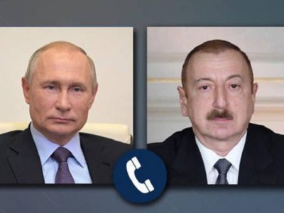 Putin and Aliyev discuss situation on border with Armenia by phone