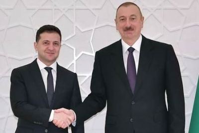 Ալիեւն ու Զելենսկին քննարկել են միջազգային հարթակներում համագործակցությունը