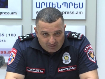 Начальник патрульной службы МВД Армении освобожден от должности