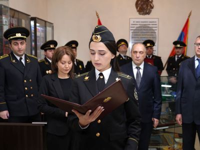 Տեղի է ունեցել նորանշանակ հարկադիր կատարողների երդման և ծառայողական վկայականների հանձնման արարողություն