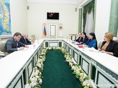 Աննա Վարդապետյանը ընդունել է ՌԴ դեսպան Սերգեյ Կոպիրկինին