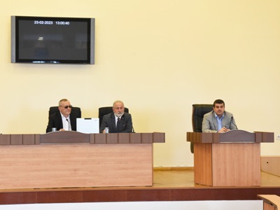 President of Artsakh partakes at plenary session of Artsakh Republic National Assembly