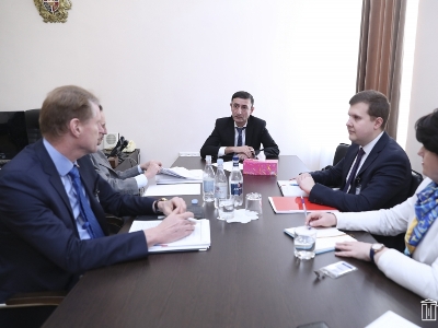 Բաբկեն Թունյանը և գերմանական տնտեսական թիմի ներկայացուցիչները քննարկել են համագործակցության խորացմանը վերաբերող հարցեր