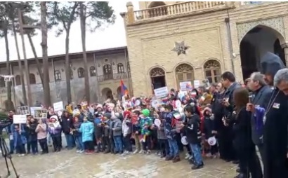 В Иране прошла акция в поддержку армян Нагорного Карабаха