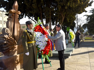 Karabakh President pays tribute to Sumgait massacres’ victims
