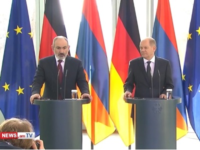 Пашинян благодарил Германию за поддержку новой миссии ЕС в Армении