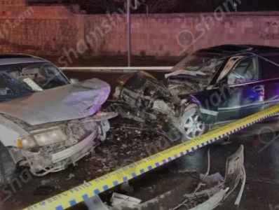 Խոշոր ավտովթար` Երևանում. կա 4 տուժած