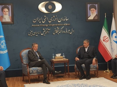 Heads of IAEA, Atomic Energy Organization of Iran hold talks in Tehran