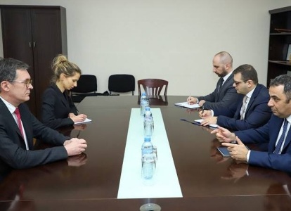 Замминистра ИД Армении принял сопредседателя Минской группы ОБСЕ от Франции