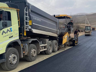 Կոռնիձոր֊Արցախի Հանրապետություն ավտոճանապարհն ասֆալտապատվում է (ֆոտո)