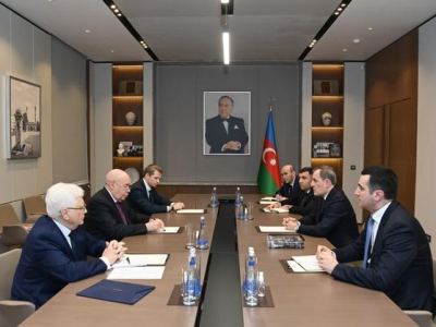 Azerbaijan FM meets with Mikhail Shvidkoy, complains about Armenia