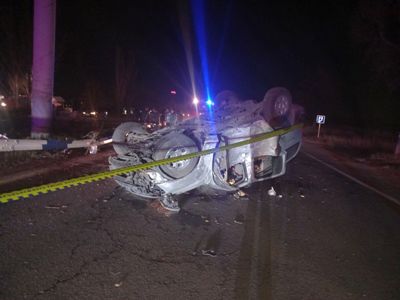 Երևան-Սևան ավտոճանապարհին «Nissan X-Trail» մակնիշի ավտոմեքենան շրջվել է