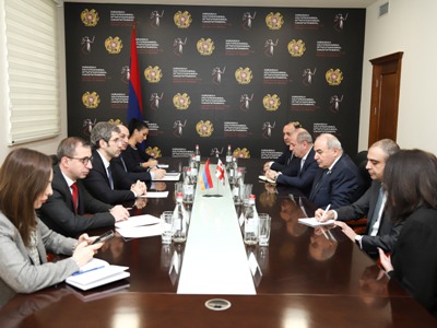 Գրիգոր Մինասյանը Վրաստանի դեսպանի հետ քննարկել է դատաիրավական և հանրային կառավարման բարեփոխումներին առնչվող հարցեր
