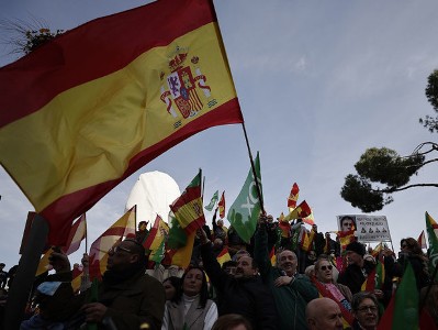 И в Испании прошла акция протеста
