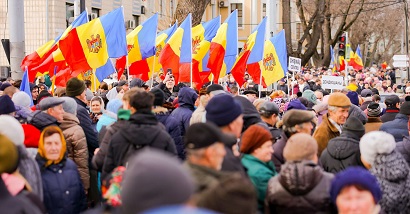Протестующие в Молдове требовали отставки президента страны и выдвинули требование правительству