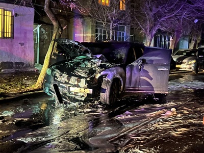 Աբովյան քաղաքում այրվել է «Infiniti FX35»-ը
