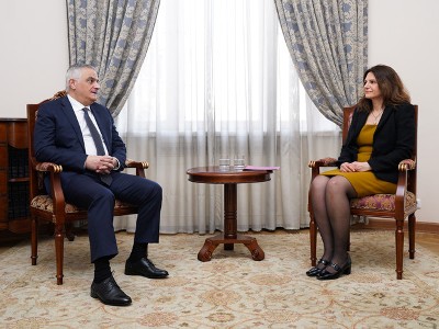 Մհեր Գրիգորյանը և Իվա Պետրովան քննարկել են պետական մասնակցությամբ ծրագրերի վերահսկման մեխանիզմները