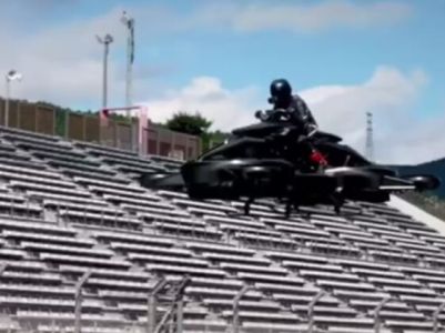 Flying motorcycle launched in Abu Dhabi to save lives
