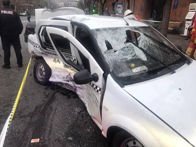 ДТП на улице Гарегина Нжде в Ереване: есть пострадавшие