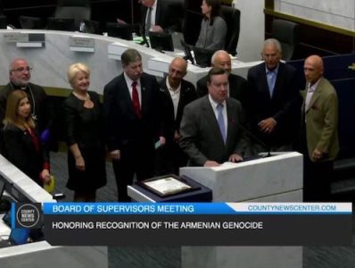 San Diego designates April 24 as Armenian Genocide Remembrance Day