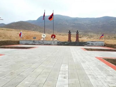 Երասխում ռուսական ուղղաթիռի ընկնելու տեղում սկսվել է Եղիա Մարգարեի ժամատուն-տաճարի շինարարությունը