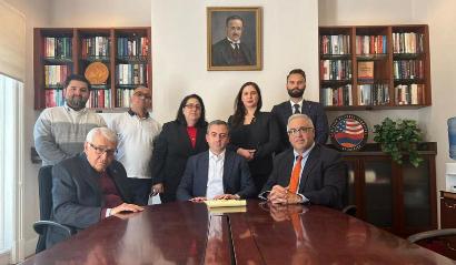 Իշխան Սաղաթելյանն այցելել է Հայ դատի Ամերիկայի հանձնախմբի Վաշինգտոնի կենտրոնական գրասենյակ