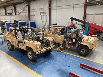 UK army to be armed with Land Rover Defender electric models