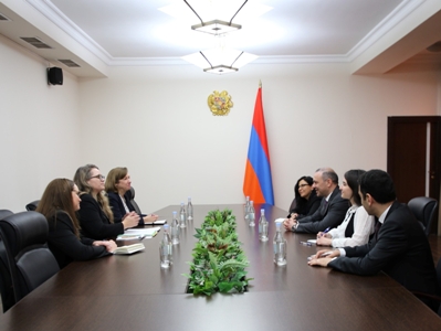 ԱԽ քարտուղարն ընդունել է Էրիկա Օլսոնին. քննարկվել են մի շարք ոլորտներում համագործակցության հնարավոր հեռանկարները