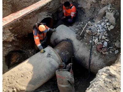 Վթարվել էր Բերդ քաղաքը սնուցող 300 մմ-ոց «Չաթախ» պողպատե ջրատարը. «Վեոլիա ջուր»