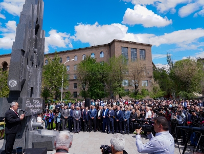 Երևանում բացվել է «Նեմեսիս» գործողության հերոսների հիշատակը հավերժացնող աղբյուր-հուշակոթող