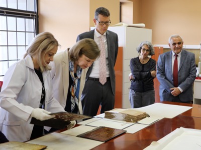 US ambassador to Armenia visits Matenadaran (PHOTOS)