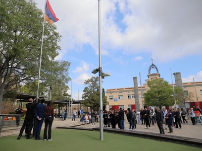 Armenia flag raised in area of Spain’s Santa Coloma de Gramenet city hall (PHOTOS)