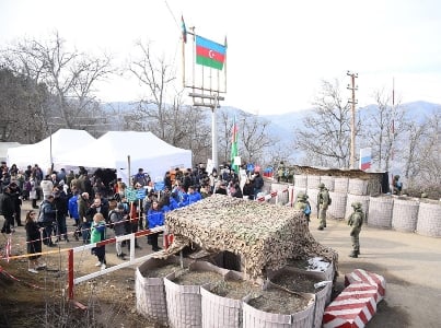Azerbaijani media report on temporary suspension of so called eco-activists’ protest at Lachin corridor