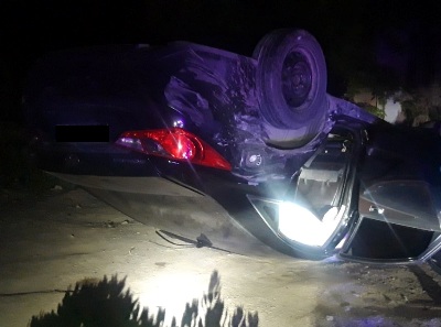 Արցախի պողոտայում բախվել են «Kia Sorento»-ն և «Hyundai Sonata»-ն. վերջինս բախվել է էլեկտրական սյանն ու շրջվել․ կա տուժած
