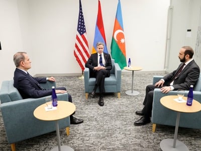Blinken hosts closing session of discussions on Armenia-Azerbaijan relations’ normalization (PHOTOS)