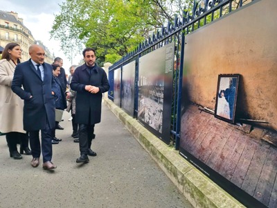 «Սև Այգի». Արցախին նվիրված բացօթյա ցուցահանդես Փարիզի սրտում (ֆոտո)